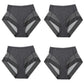 Pay 1 Get 4(4packs) High Waist Ice Silk Seamless Shaping Briefs--Last Day 49% OFF