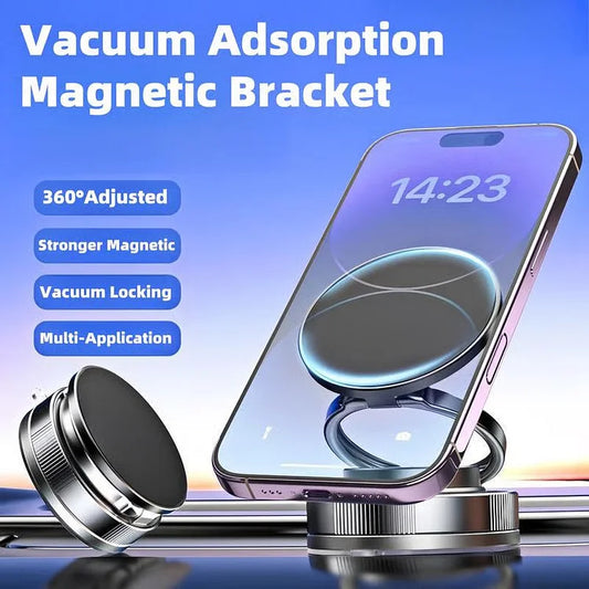 ⏳Begrenzte Zeit 50% Rabatt💥🔄 360 ° Einstellbarer Vakuummagnet -Telefonhalter📱🚗
