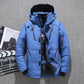 Men’s White Duck Down Parka Winter Warm Jacket