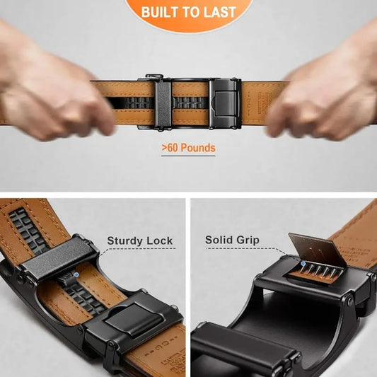 ⏳Begrenzte Zeit 50% Rabatt💥 Leather Ratchet Belt With Adjustable Buckle
