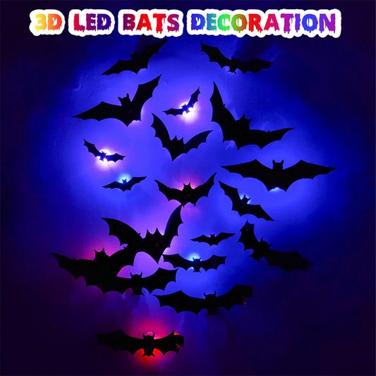 ⏳Begrenzte Zeit 50% Rabatt💥3D Fledermaus LED Wandleuchte Dekor