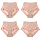 Pay 1 Get 4(4packs) High Waist Ice Silk Seamless Shaping Briefs--Last Day 49% OFF