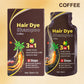 Plant Bubble Hair Dye Shampoo - Cover Gray Hair