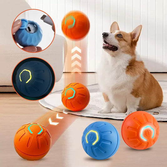 Interaktives Haustierspielzeug Automatisch rollender Ball