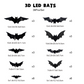 ⏳Begrenzte Zeit 50% Rabatt💥3D Fledermaus LED Wandleuchte Dekor