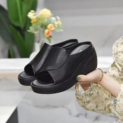 Elevation 5.5 CM Inclined Heel Sandals