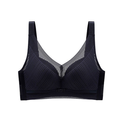 Mesh Breathable Soft Wirefree Full Coverage Bra