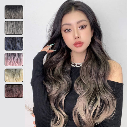 [Best Gift For Her] Gradient Color Curly Wig Piece