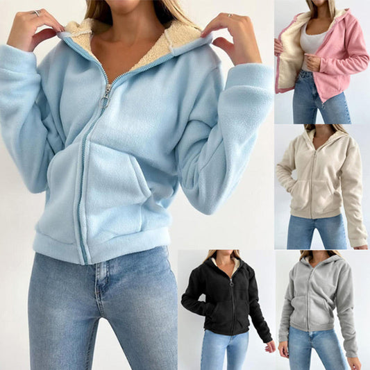 🎁Winter Hot Sale 49% OFF🔥Women's Lined Zip-Up Hoodies