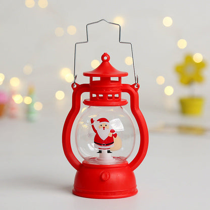 Creative Handheld Christmas Oil Lamp Decorations Set