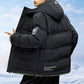 Men’s Stylish Down Cotton Warm Jacket with Hooded