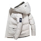 Men’s Stylish Down Cotton Warm Jacket with Hooded