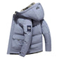 Men’s Stylish Down Cotton Warm Jacket with Hooded