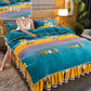 Double-Sided Warmth Moisture-Wicking 4-Piece Bed Sheet Set