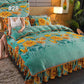 Double-Sided Warmth Moisture-Wicking 4-Piece Bed Sheet Set