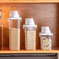 Cereal Dispenser Easy Flow Storage Jar Plastic Grocery Container