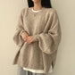 Pull oversize chaud et décontracté pour femmes