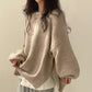 Pull oversize chaud et décontracté pour femmes