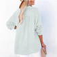 ⏳Begrenzte Zeit 50% Rabatt💥2025 Neue lässige Langarm-Mesh-Bluse mit Knopfverschluss für Damen