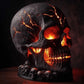 ⏳Begrenzte Zeit 50% Rabatt💥LED-Totenkopf Lampe mit Flammeneffekt ✨ – Handmade, Energiesparend & Perfekt für Partys! (20cm, USB-Betrieb)
