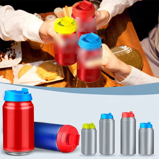 Reusable Beverage Can Leakage-proof Lids